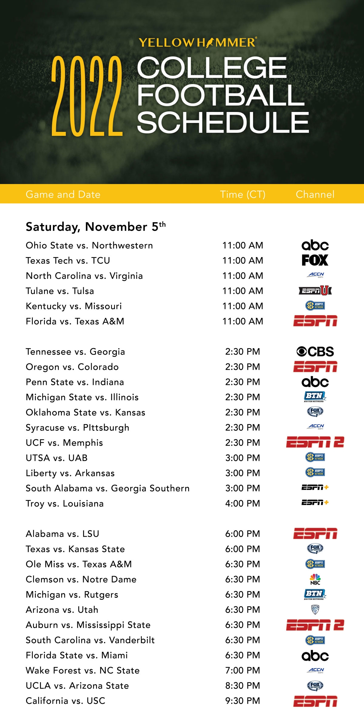 Tonight Tv Now Showing College Football Schedule What Channel Clemson Game On Ncaa