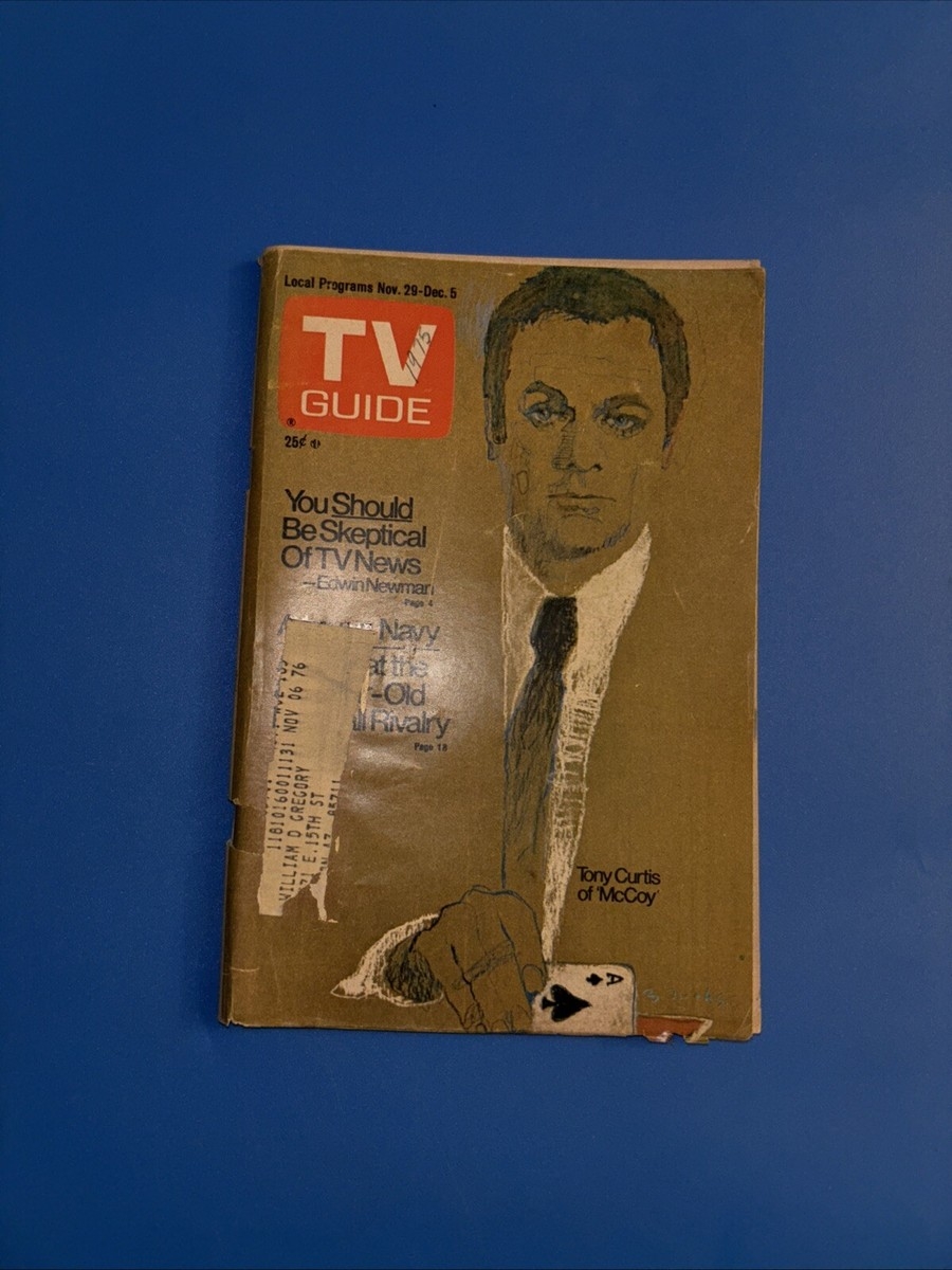 Tucson TV Guide Nov 29 1975 Tony Curtis W Label I EBay Tucson TV Guide Nov 29 1975 Tony Curtis W Label I EBay