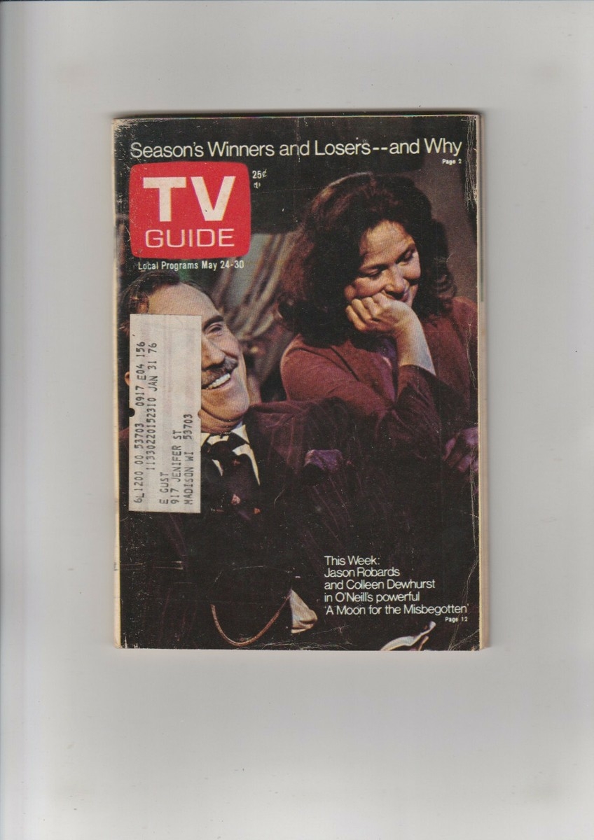 TV Guide 1156 May 1975 Ill Wi Ed Jason Robards EBay TV Guide 1156 May 1975 Ill Wi Ed Jason Robards EBay
