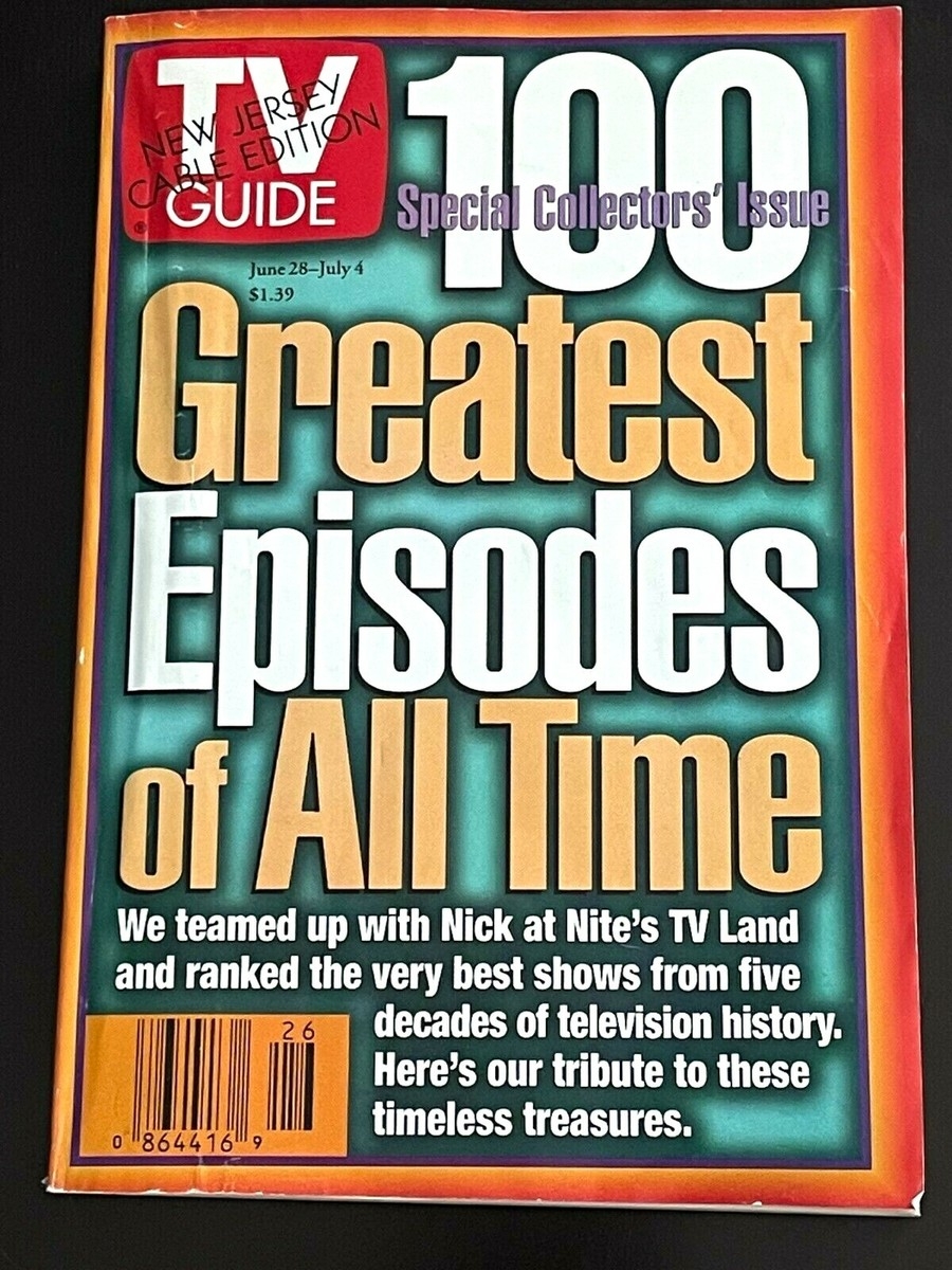 TV Guide 1997 100 Greatest Episodes Of All Time Issue EBay