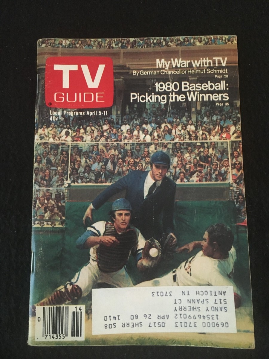 TV GUIDE April 5 11 1980 Nashville Edition EBay