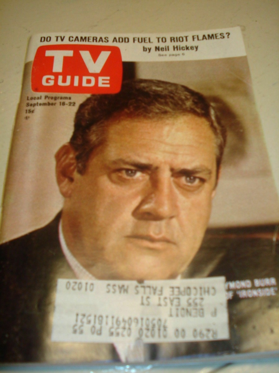 TV GUIDE DO TV CAMERAS ADD FUEL TO RIOT FLAMES Ironsides EBay