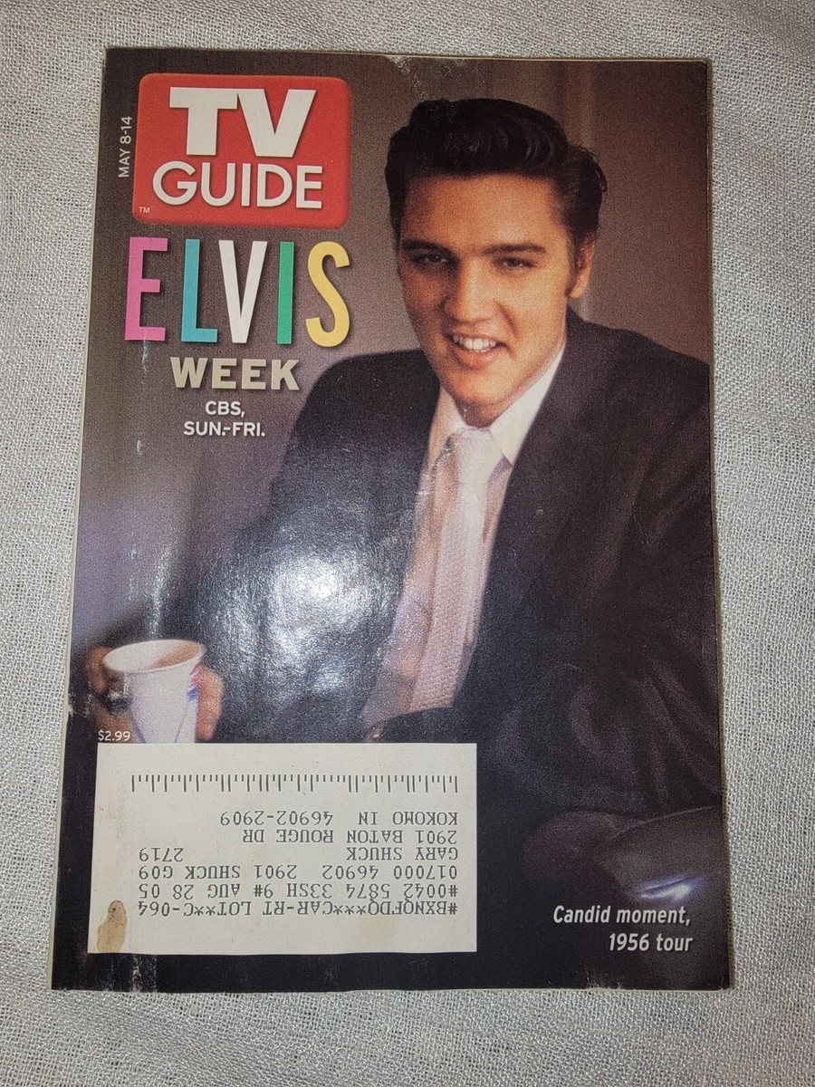 TV GUIDE ELVIS PRESLEY MAY 8 14 2005 Special Hotel Edition EBay TV GUIDE ELVIS PRESLEY MAY 8 14 2005 Special Hotel Edition EBay
