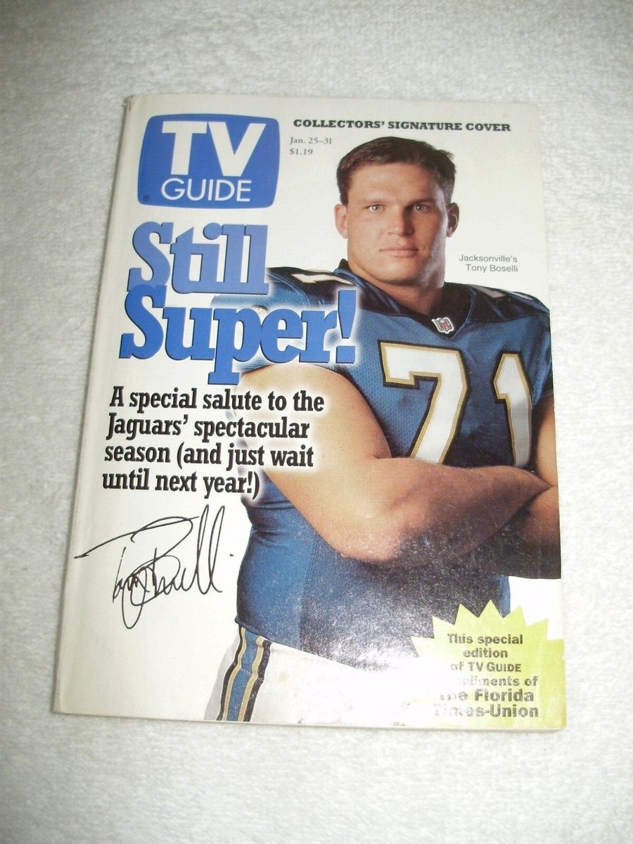 TV Guide Jan 25 31 1997 Still Super Tony Boselli Jacksonville Jaguars On Cover EBay