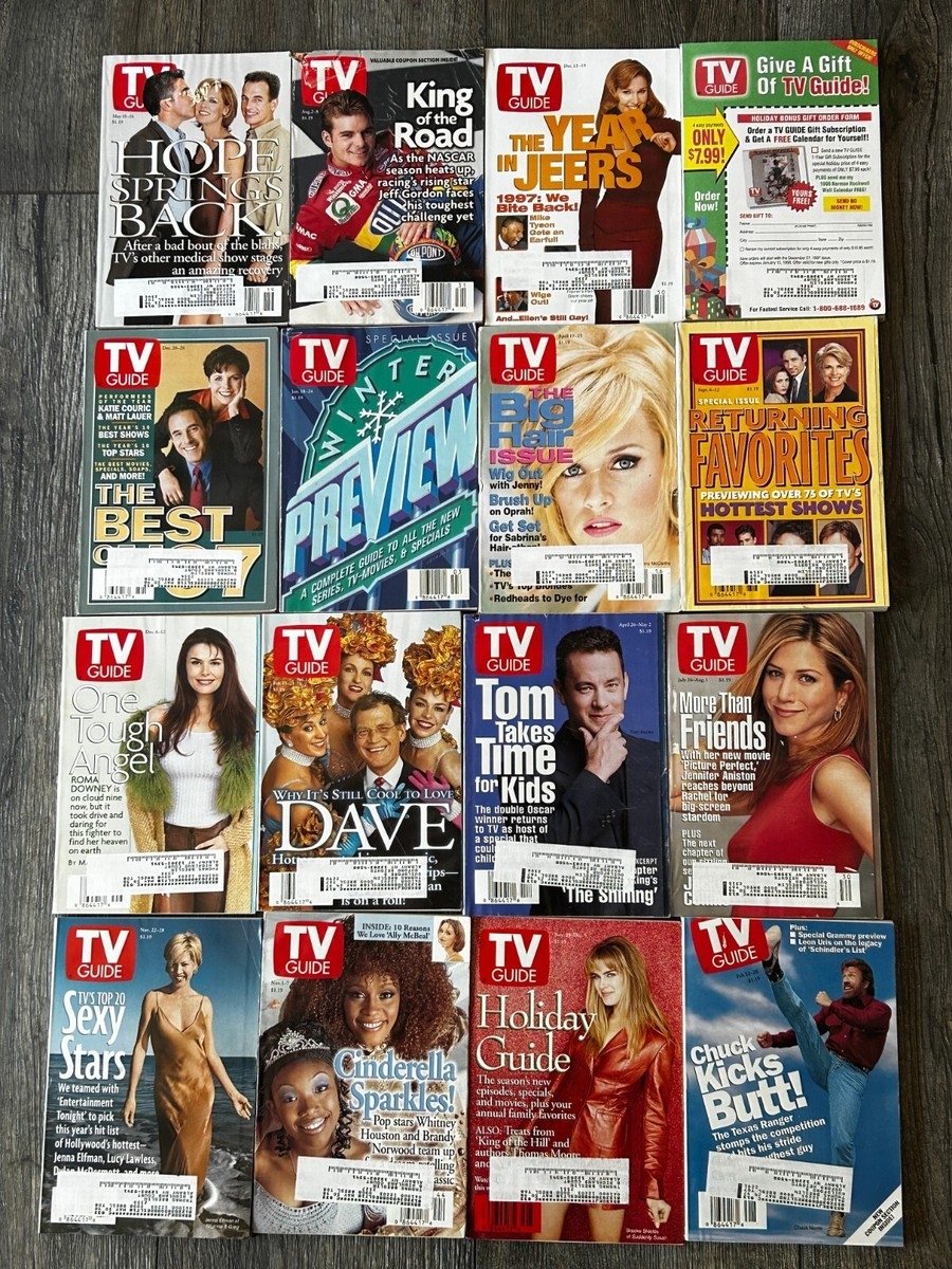 TV GUIDE Magazine 16pc Lot Collection 1997 Albany NY TV Show Movie Ad Advert EBay