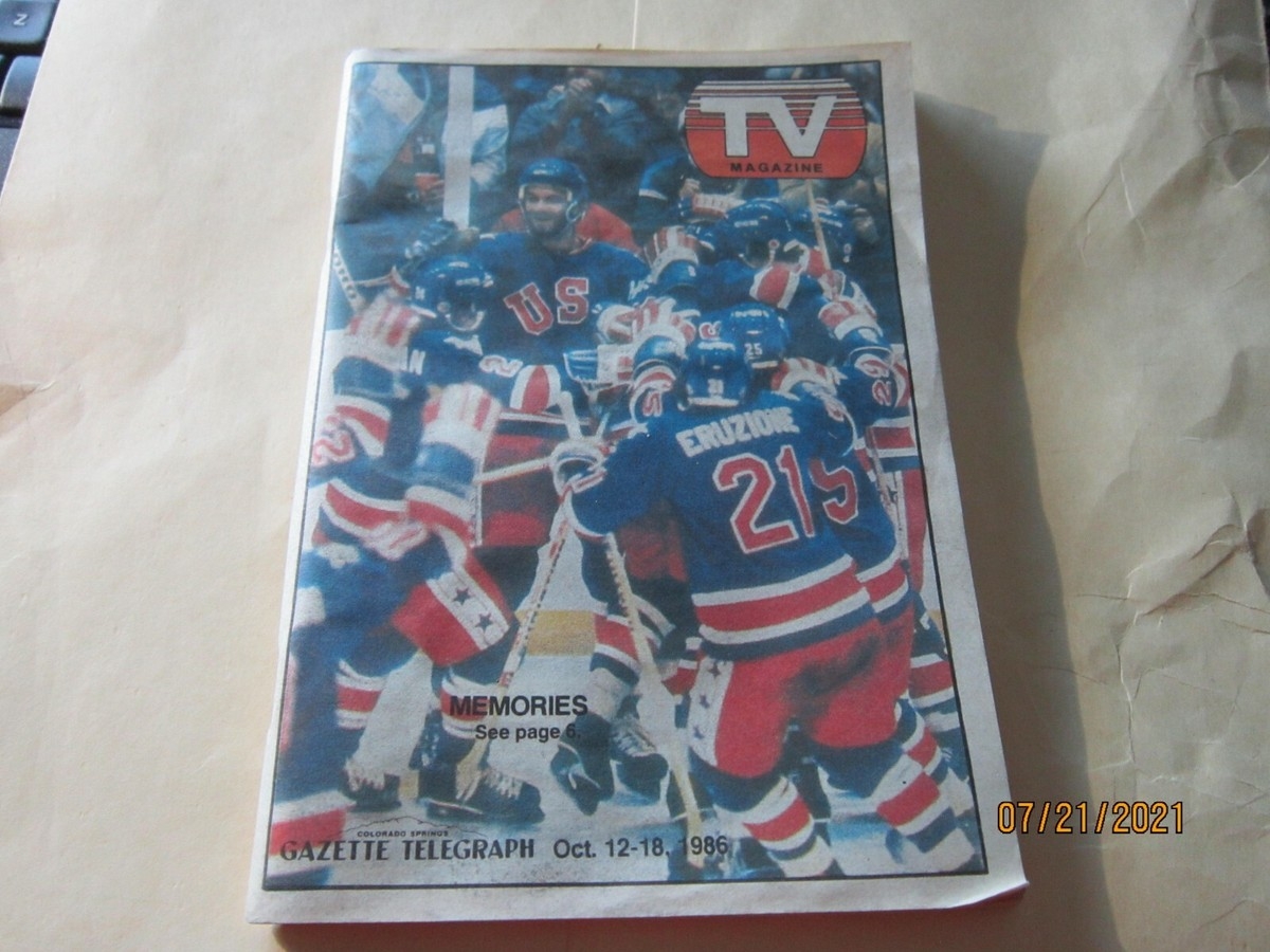 TV Guide Magazine Book Oct 12 18 1986 Colorado Springs Television Sports Ect EBay