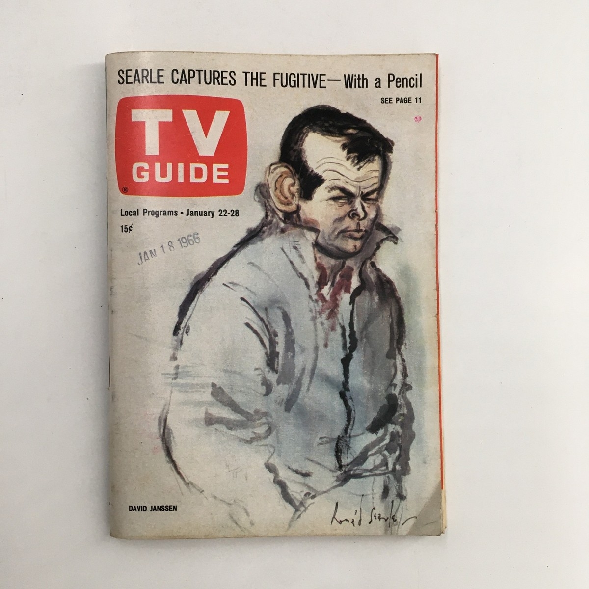 TV Guide Magazine January 22 1966 David Janssen Feature No Label Rochester NY EBay TV Guide Magazine January 22 1966 David Janssen Feature No Label Rochester NY EBay
