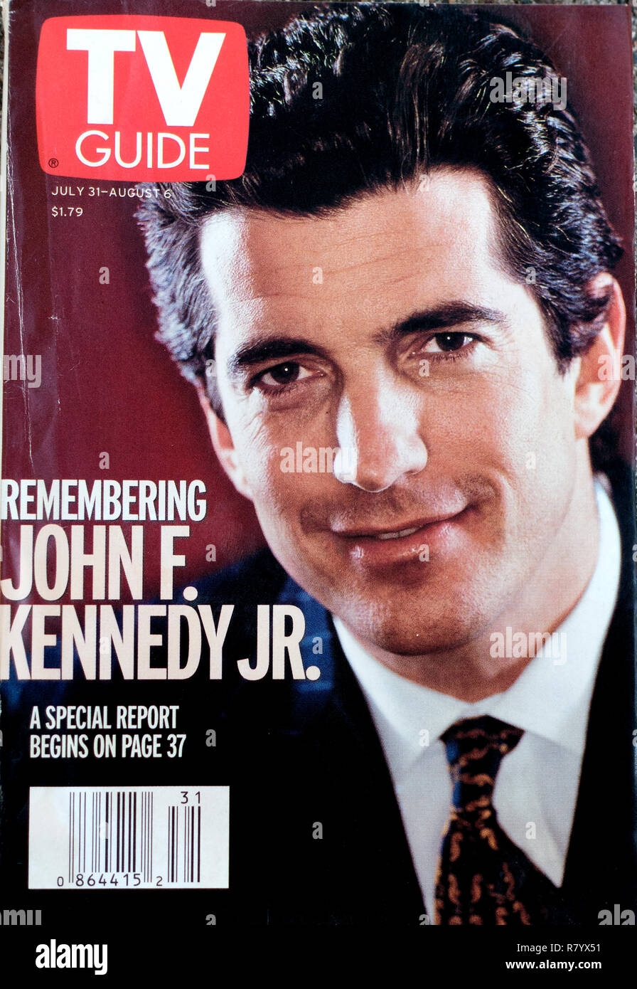 TV Guide Magazine With Cover Photograph Remembering John F Kennedy Jr St Paul Minnesota MN USA Stock Photo Alamy TV Guide Magazine With Cover Photograph Remembering John F Kennedy Jr St Paul Minnesota MN USA Stock Photo Alamy