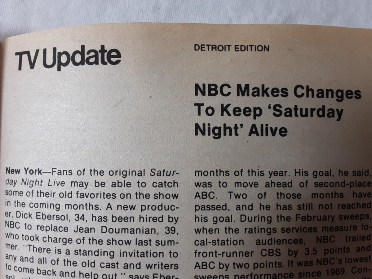 TV Guide Mar 21 27 1981 NO LABEL Detroit FREE SHIPPING Cable Vs Broadcast SNL EBay