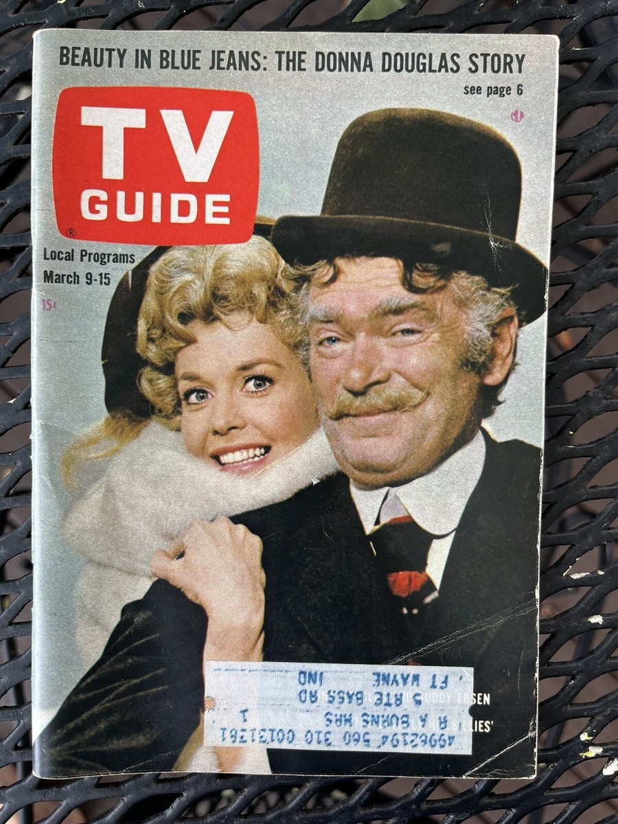 TV GUIDE March 9 1963 Donna Douglas And Buddy Ebsen EBay TV GUIDE March 9 1963 Donna Douglas And Buddy Ebsen EBay
