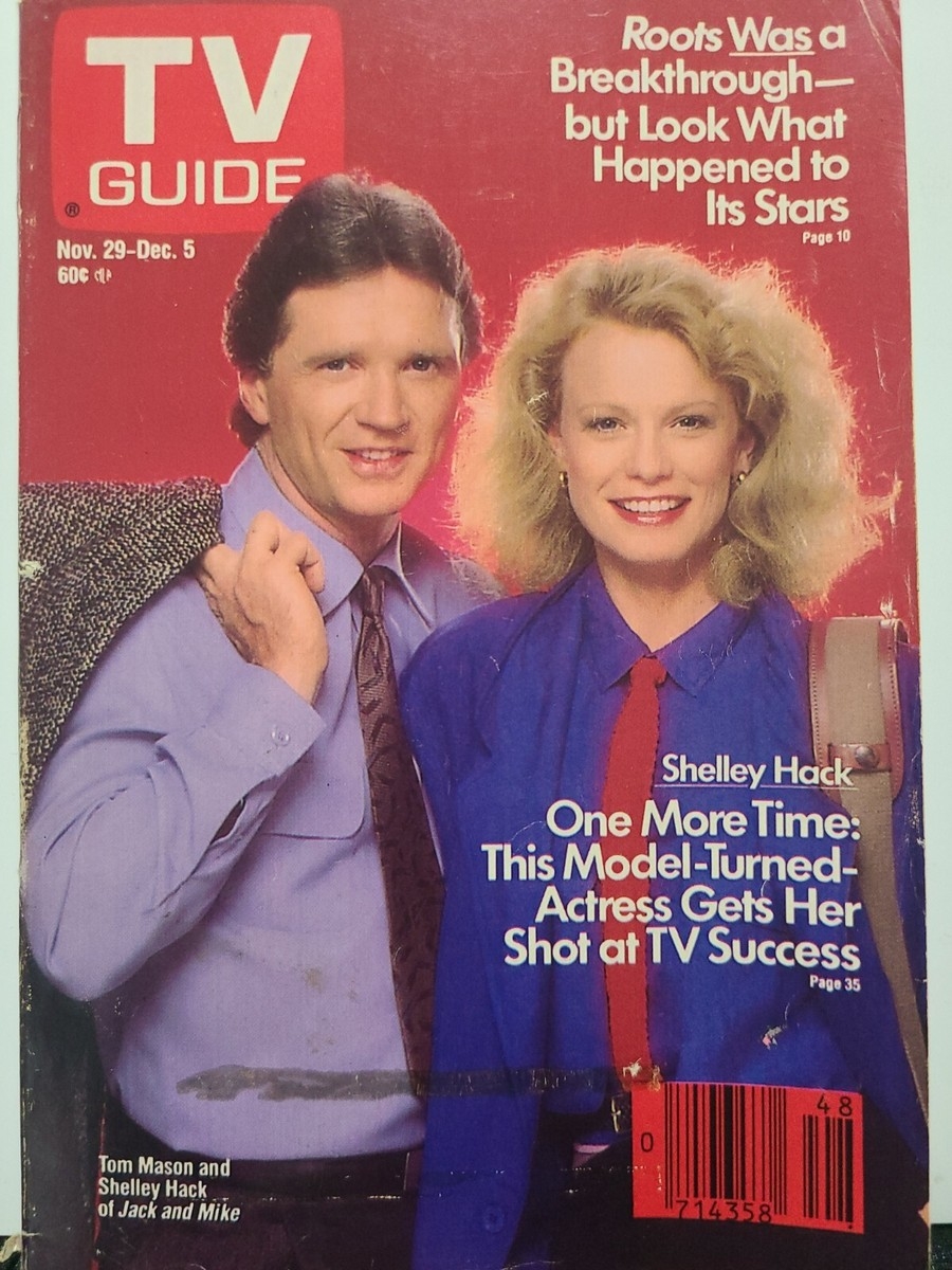 TV Guide Nov 29 Dec 5 1986 Tom Mason Shelley Hack Jack Mike Stars Of Roots EBay