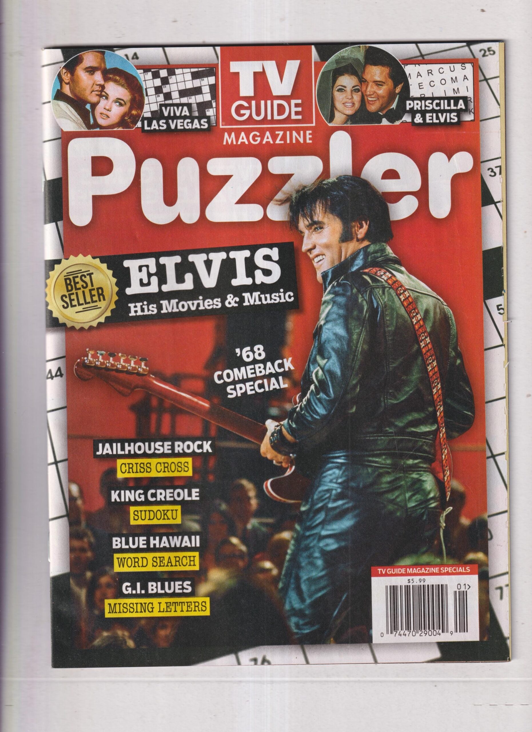 TV Guide Puzzler 2025 Elvis His Movies And Music Magazine Nostalgia Puzzles Celebrities TV Guide Puzzler 2025 Elvis His Movies And Music Magazine Nostalgia Puzzles Celebrities