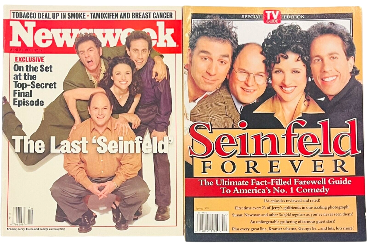 TV Guide Seinfeld Forever Spring 1998 Newsweek The Last Seinfeld April 1998 EBay