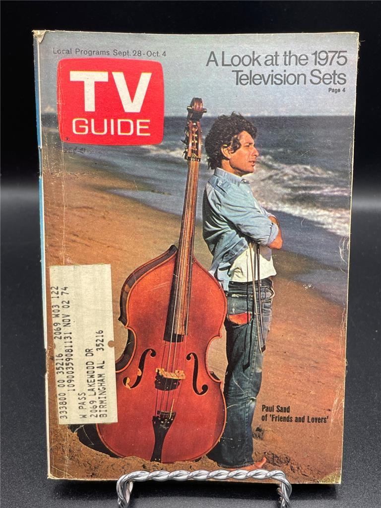 TV Guide Sept 28 1974 Friends And Lovers Paul Sand Northern Alabama Edition EBay TV Guide Sept 28 1974 Friends And Lovers Paul Sand Northern Alabama Edition EBay