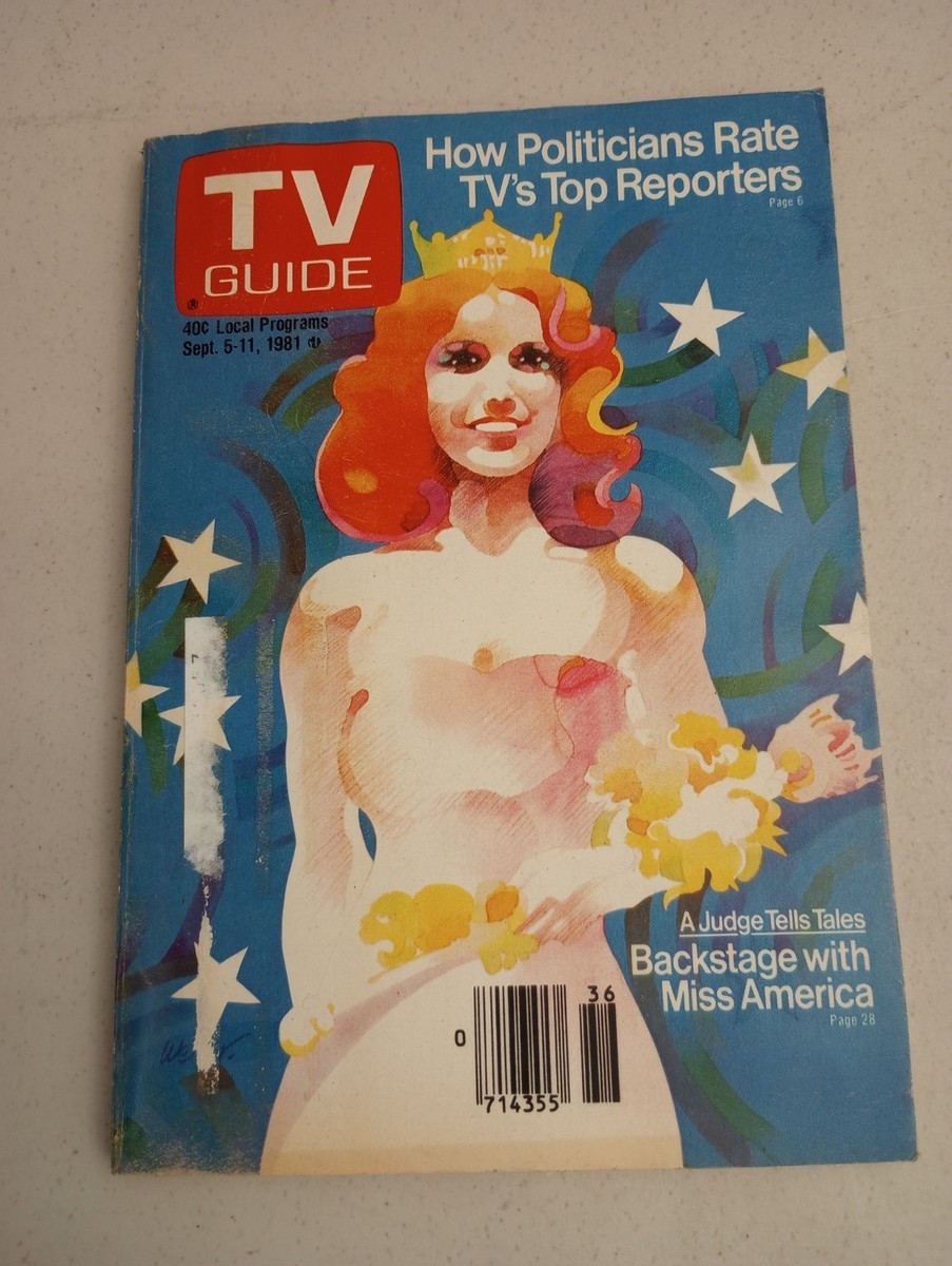 TV Guide SLC Utah September 5 1981 Backstage With Miss America Howard Duff EBay