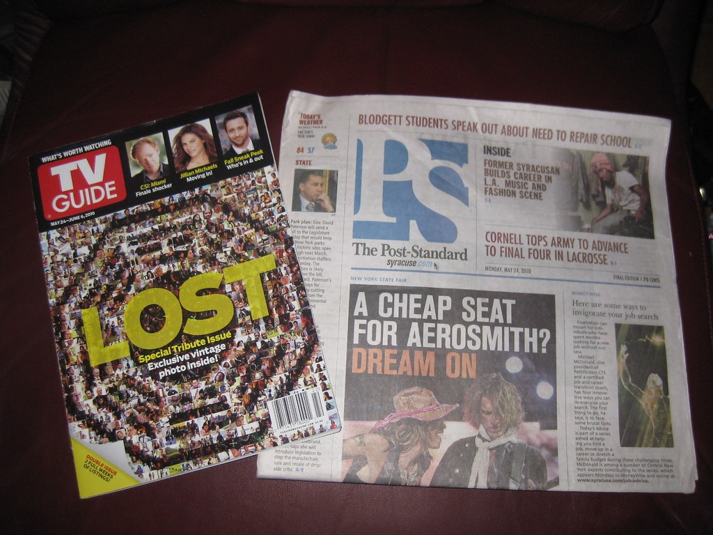 TV Guide Syracuse Newspaper My Friends Picked Me Up A TV Flickr