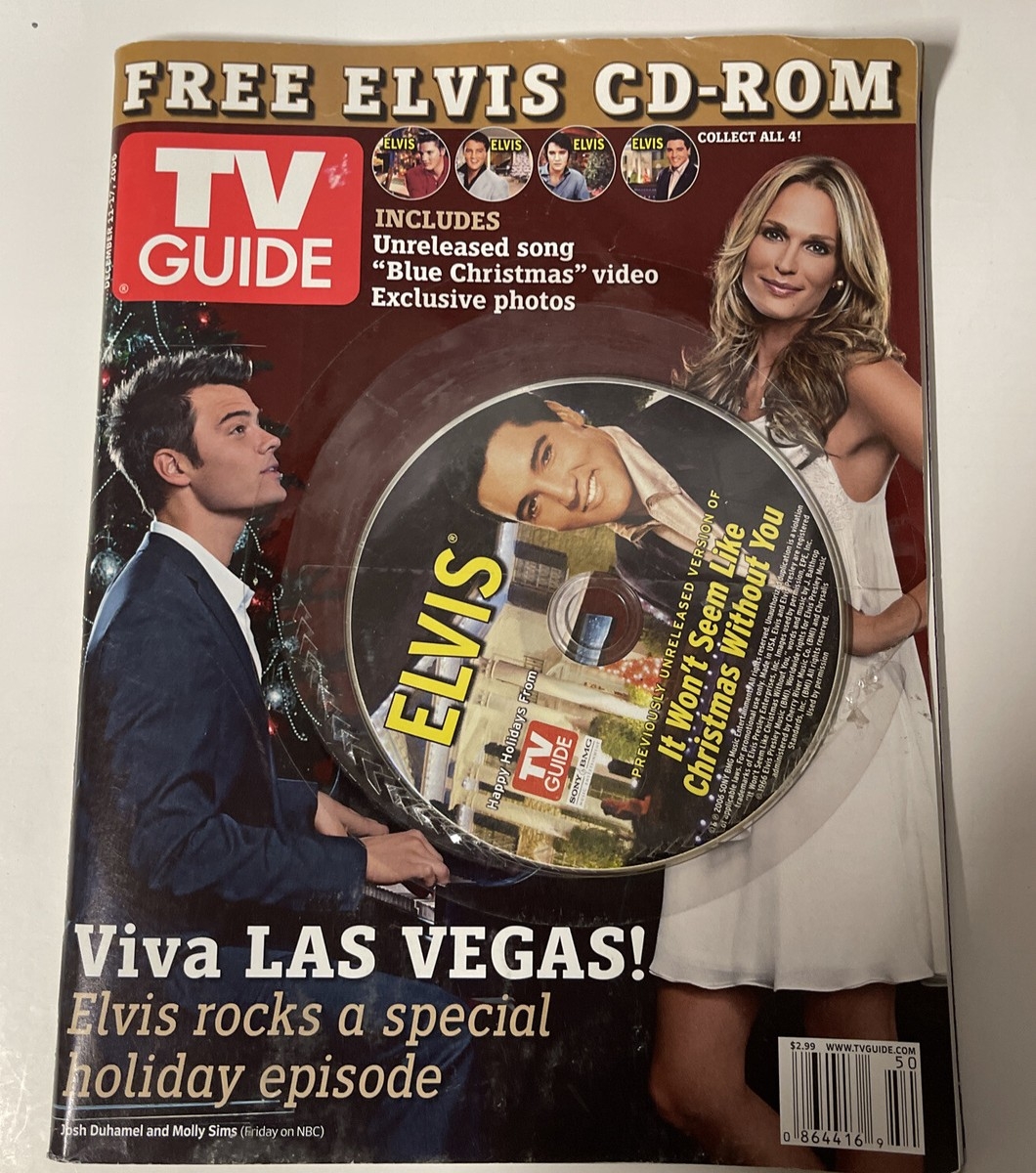 TV GUIDE VIVA LAS VEGAS COVER ELVIS COLLECTIBLE CD ROM FROM DECEMBER 2006 EBay TV GUIDE VIVA LAS VEGAS COVER ELVIS COLLECTIBLE CD ROM FROM DECEMBER 2006 EBay
