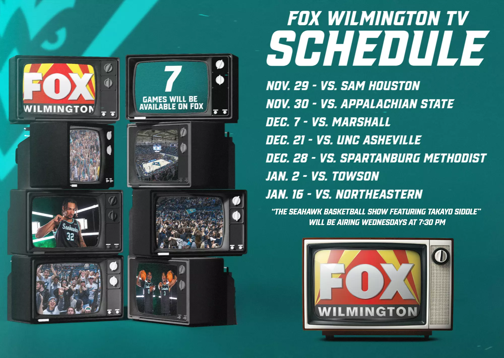 UNCW And Fox Wilmington Announce Local TV Partnership UNC Wilmington Athletics UNCW And Fox Wilmington Announce Local TV Partnership UNC Wilmington Athletics