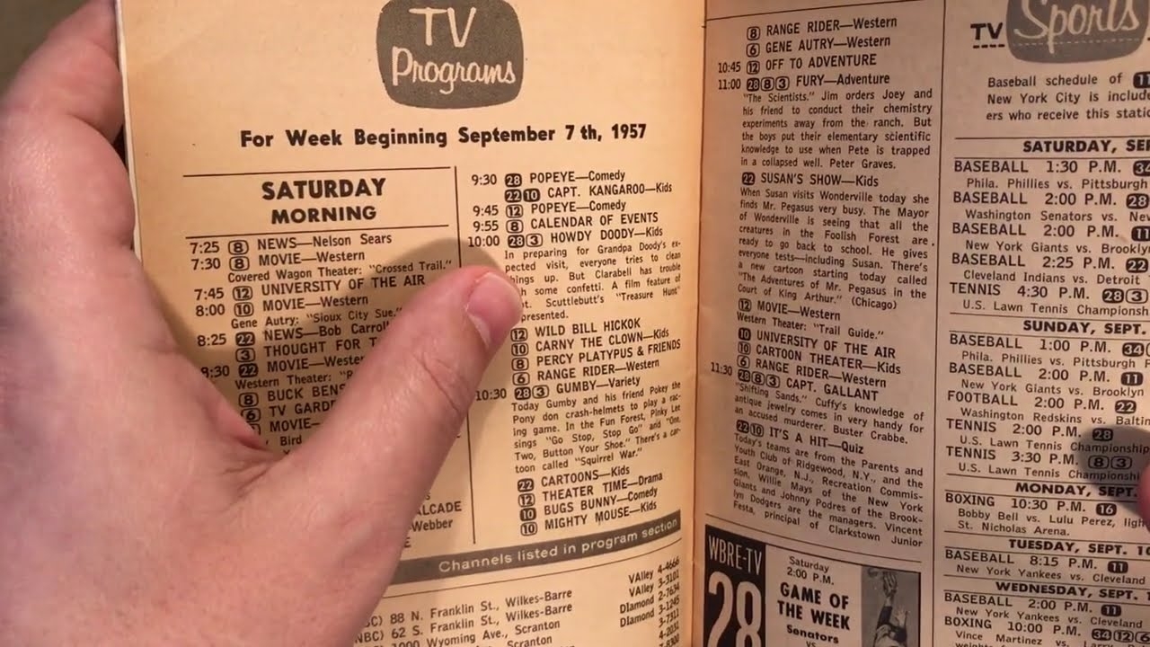Unintentional ASMR 1957 TV Guide Magazines YouTube Unintentional ASMR 1957 TV Guide Magazines YouTube
