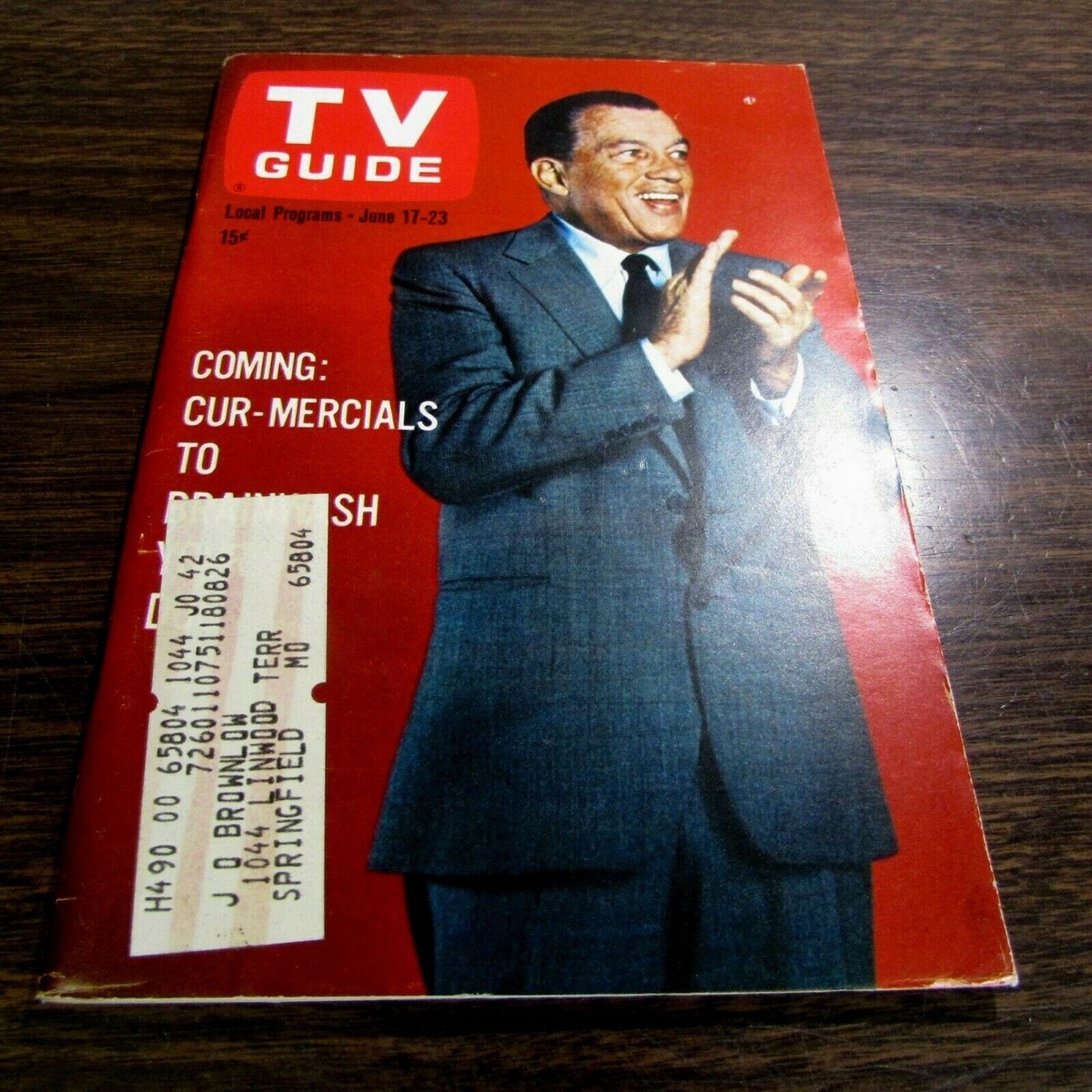 VINTAGE TV GUIDE JUNE 17TH 1967 ED SULLIVAN COVER VG EBay