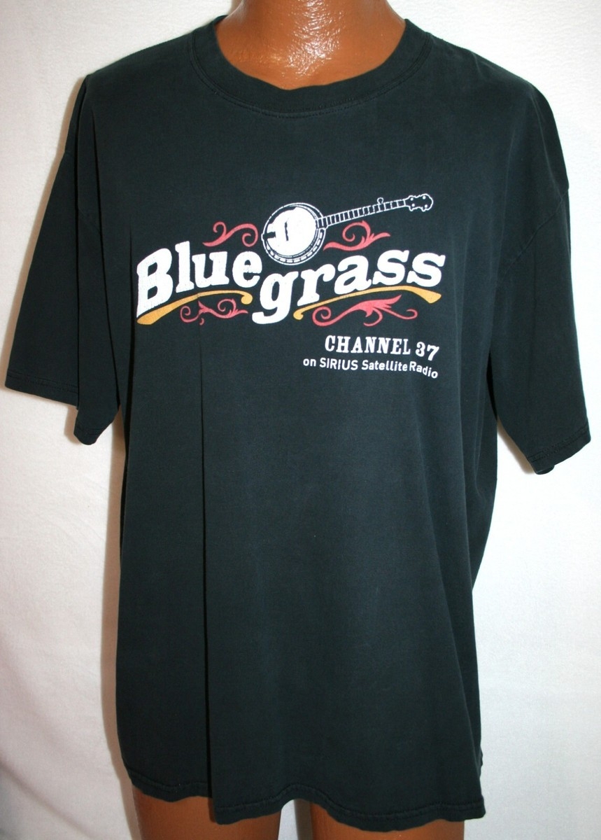 Vintage Y2K SIRIUS SATELLITE RADIO Bluegrass Channel 37 Promo T SHIRT XL Rare EBay