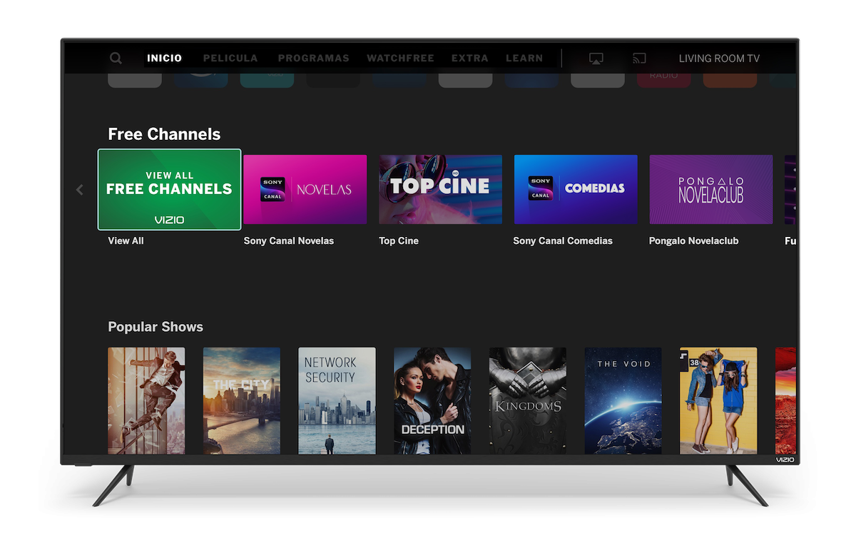 Vizio Smartcast Adds Free Spanish Language Channels Next TV Broadcasting Cable