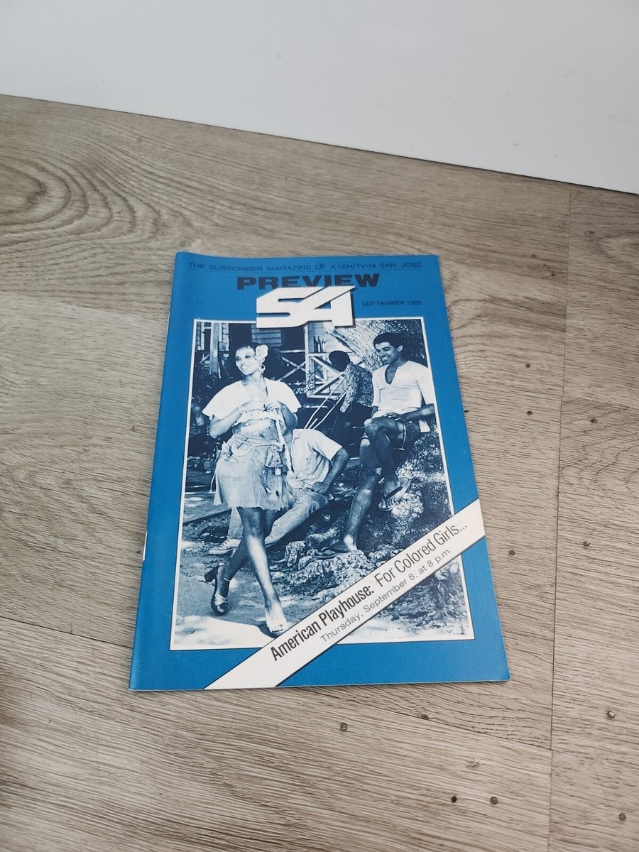 Vtg 1983 Preview 54 Tv Guide San Jose Rare Htf EBay