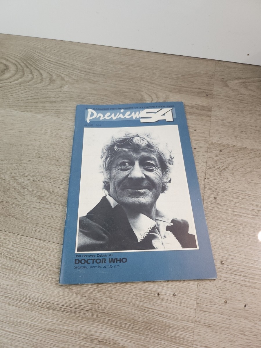 Vtg 1984 Preview 54 Tv Guide San Jose Rare Htf EBay