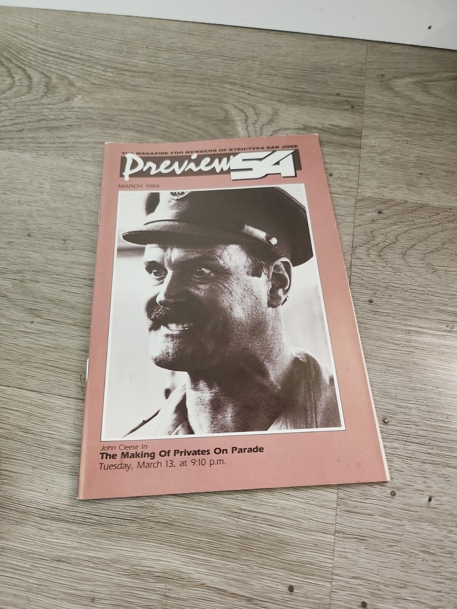 Vtg 1984 Preview 54 Tv Guide San Jose Rare Htf EBay