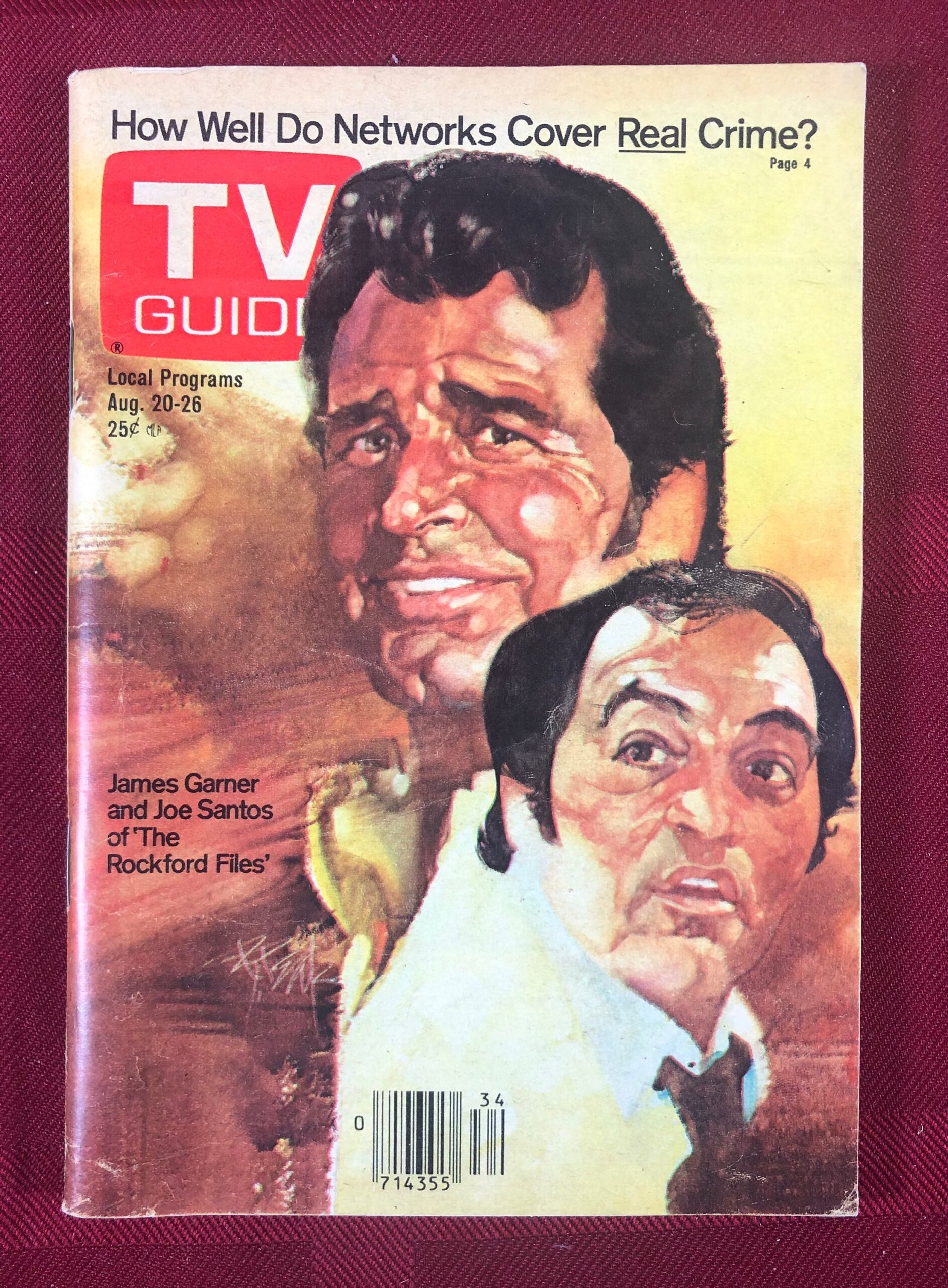 Week Of August 20 To 26 1977 TV Guide James Garner Joe Santos The Rocford Files On Cover Vol 25 Number 34 Issue 1273 New Hampshire Edition Etsy Israel Week Of August 20 To 26 1977 TV Guide James Garner Joe Santos The Rocford Files On Cover Vol 25 Number 34 Issue 1273 New Hampshire Edition Etsy Israel