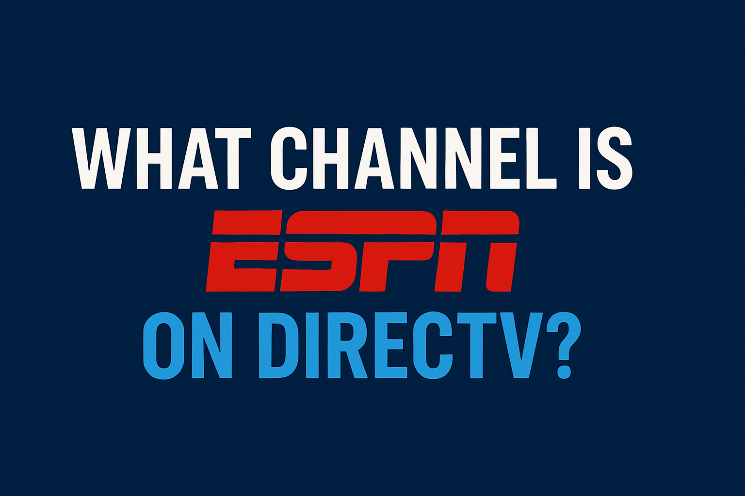 espn2 directv channel