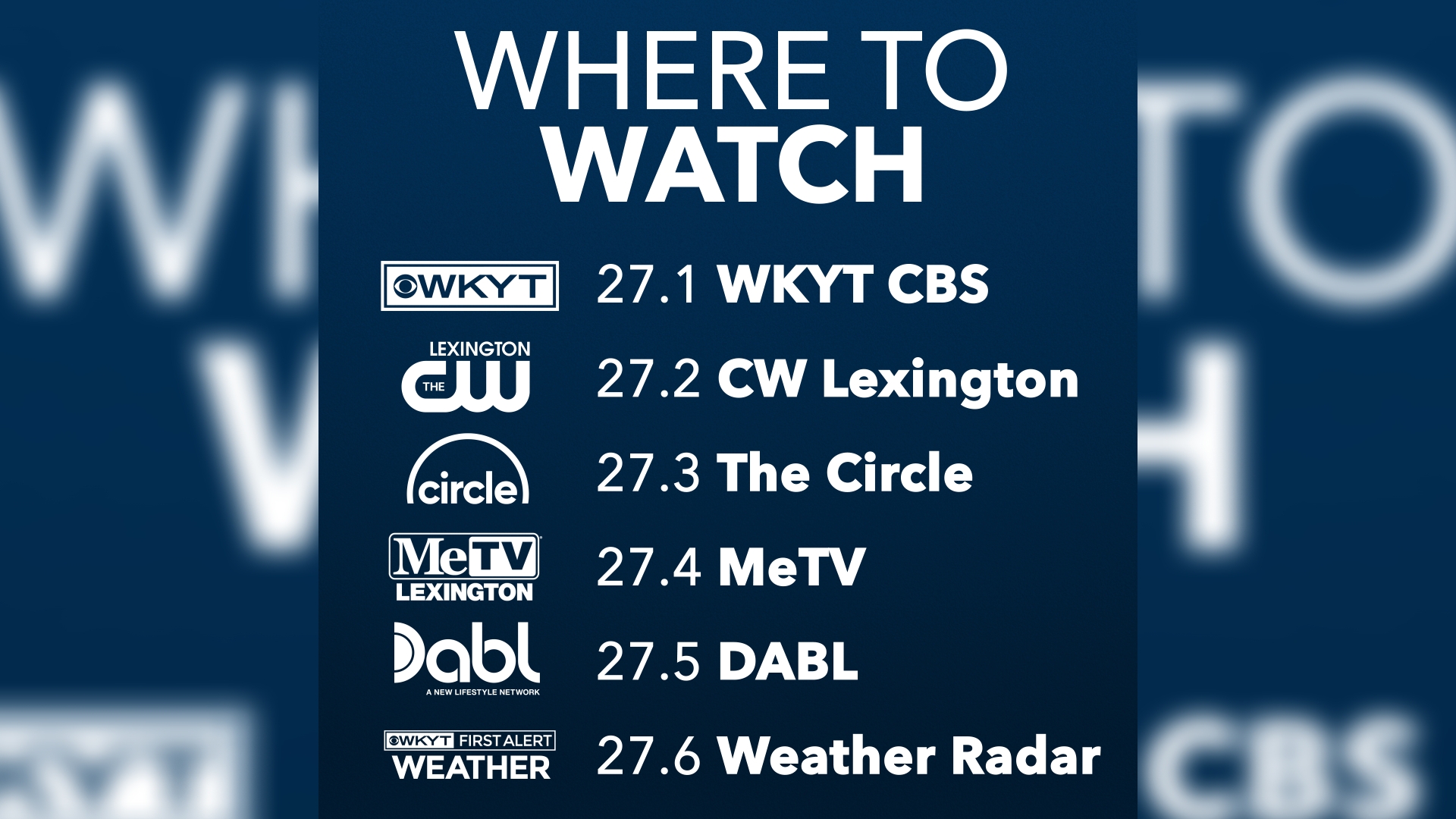 WKYT Is The New Home Of MeTV In Lexington