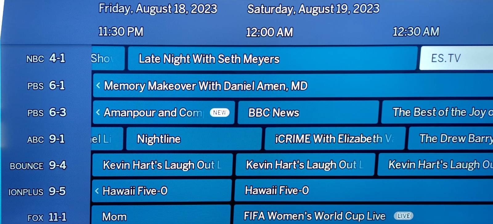 channel 11 tv guide today channel 11 tv guide today