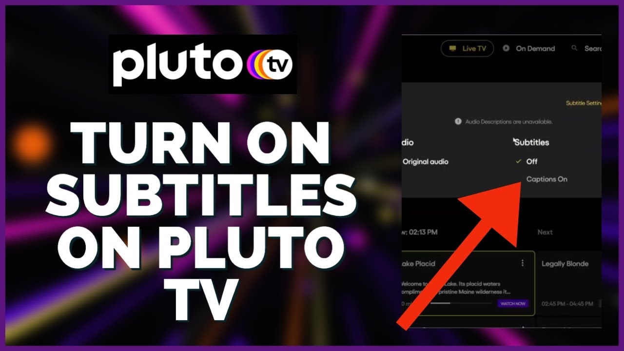 closed caption pluto tv closed caption pluto tv
